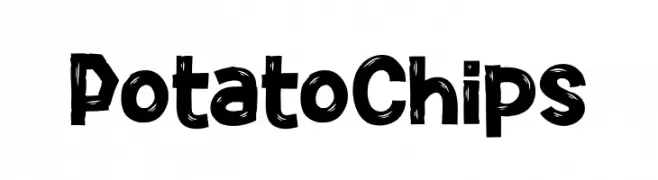 Potato Chips  Frei Schriftart Herunterladen