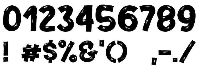 Potato Chips Font OTHER CHARS