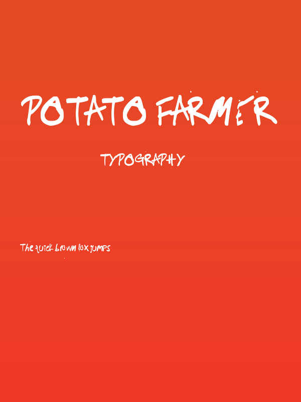Potato Farmer Poster