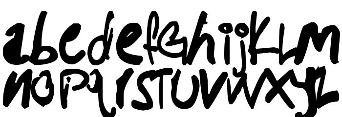 Potato Farmer Font LOWERCASE