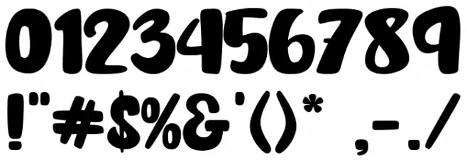 Potato Pancakes Font OTHER CHARS