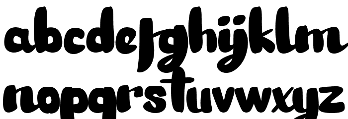 Potato Pancakes Font LOWERCASE