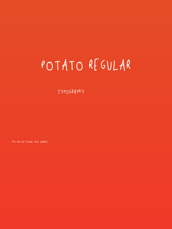Potato Regular Poster