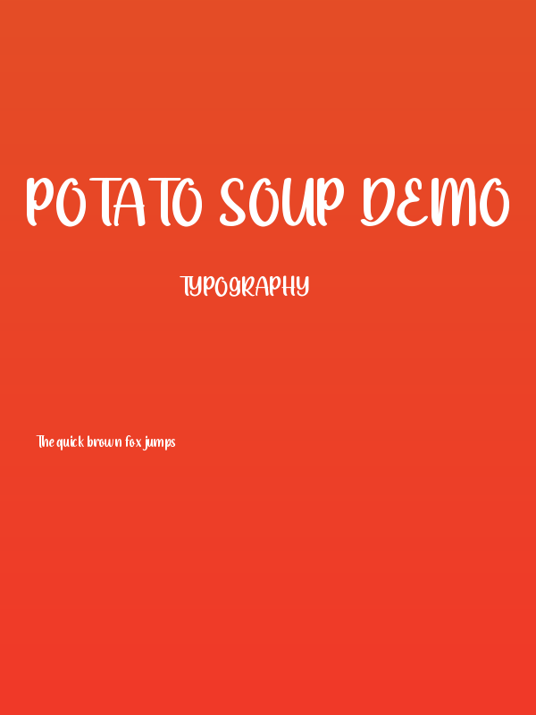 Potato Soup Demo Poster