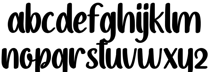 Potato Soup Demo Font LOWERCASE