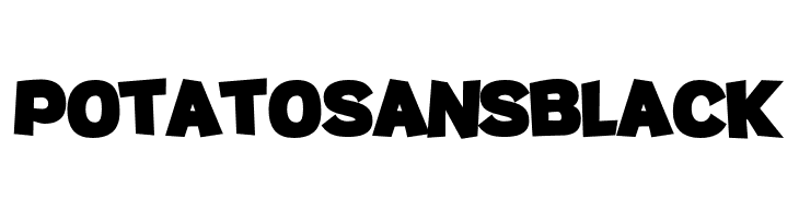 Potato sans Black  Fuentes Gratis Descargar