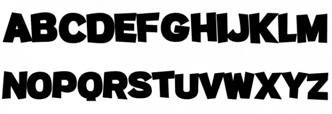 Potato sans Black フォント 大文字