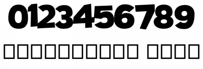 Potato sans Bold Font OTHER CHARS