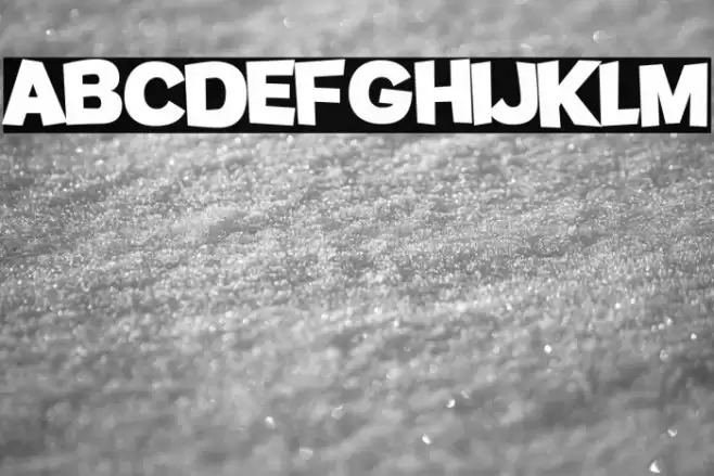 Potato sans Bold Font examples