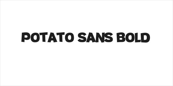 Potato sans Bold Logo