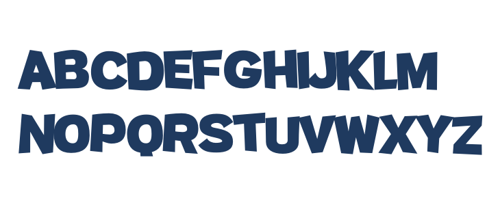 Potato sans Bold Lowercase