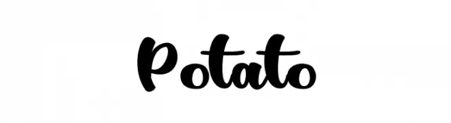 Potato  Frei Schriftart Herunterladen