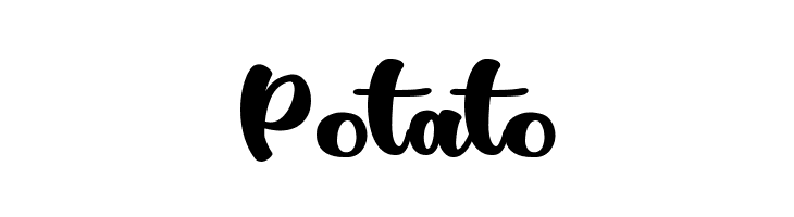 Potato  les polices de caractères gratuit tlcharger