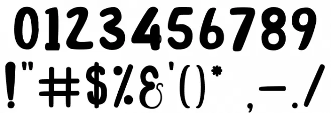 Potato Font OTHER CHARS