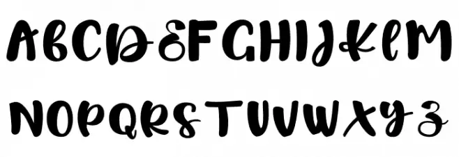 Potato Schriftart Groß