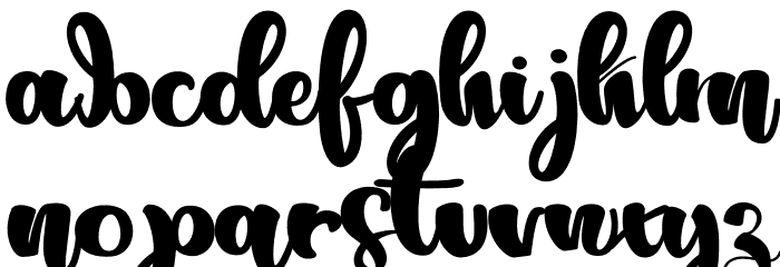 Potato Font LOWERCASE