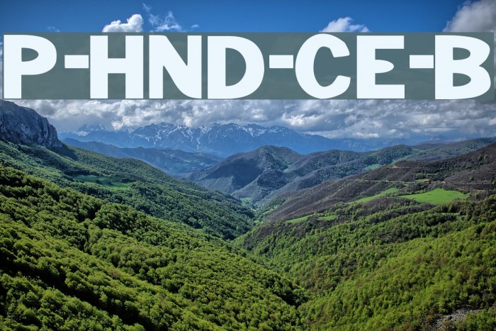 Poterski-HND-CE-Bold Font examples