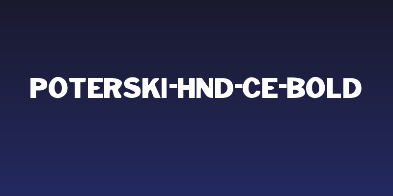 Poterski-HND-CE-Bold Social Header