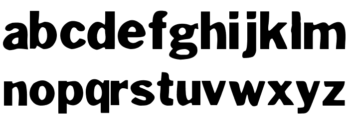 Poterski-HND-CE-Bold Font LOWERCASE