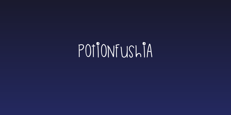PotionFushia Social Header