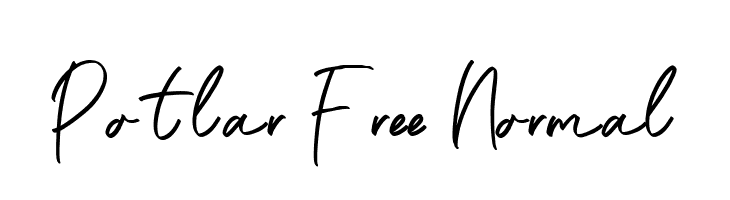 Potlar Free Normal  Frei Schriftart Herunterladen