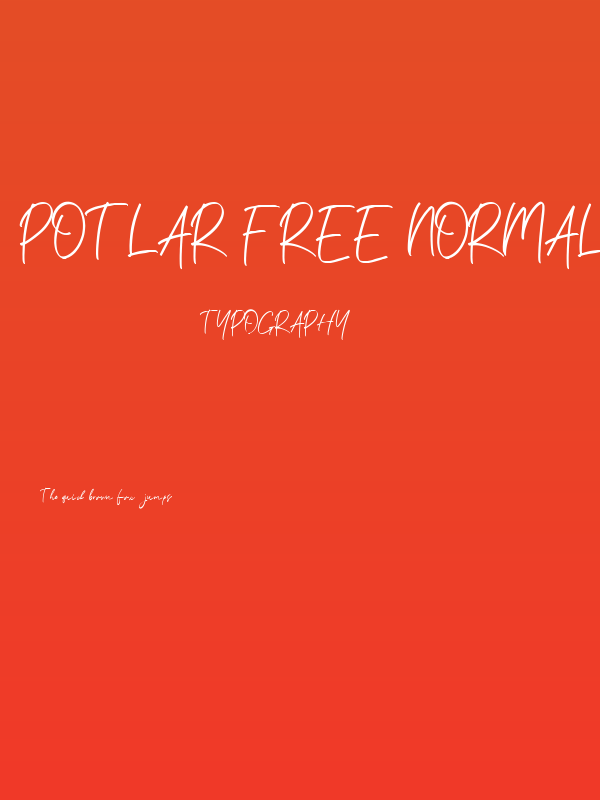 Potlar Free Normal Poster