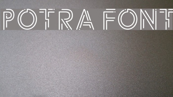 Potra Font examples