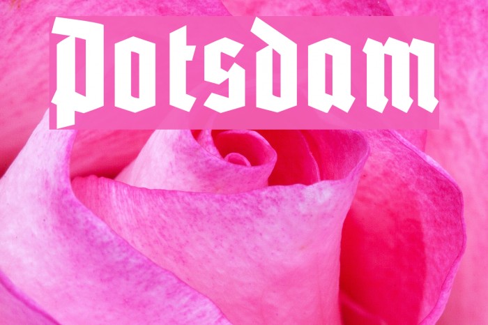 Potsdam Font examples