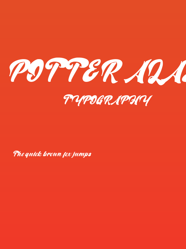 Potter Alaska Italic Poster