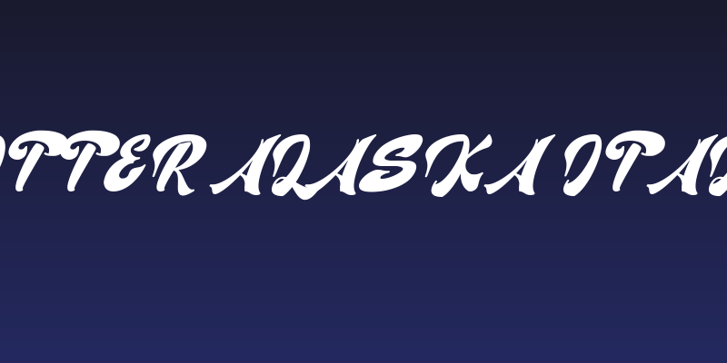 Potter Alaska Italic Social Header