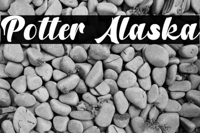 Potter Alaska Font examples