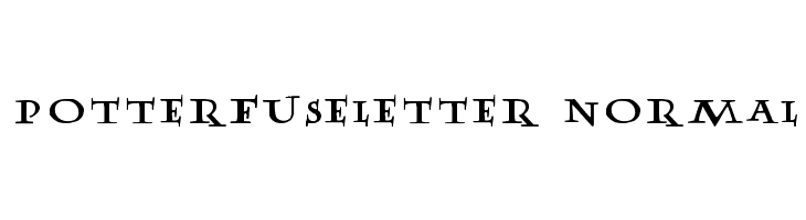 PotterFuseLetter Normal  baixar fontes gratis