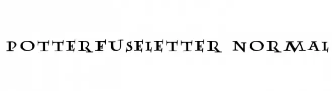 PotterFuseLetter Normal  Fuentes Gratis Descargar
