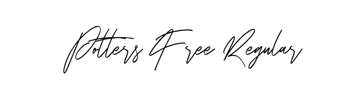 Potters Free Regular  Frei Schriftart Herunterladen