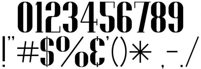 Pottery Barn フォント その他の文字