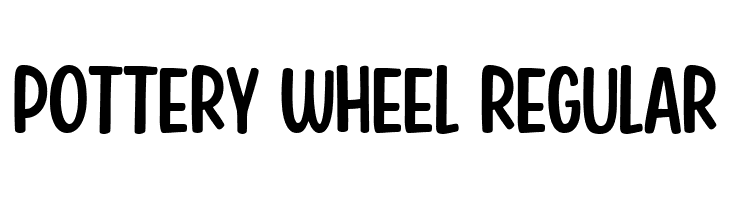Pottery Wheel Regular  font caratteri gratis
