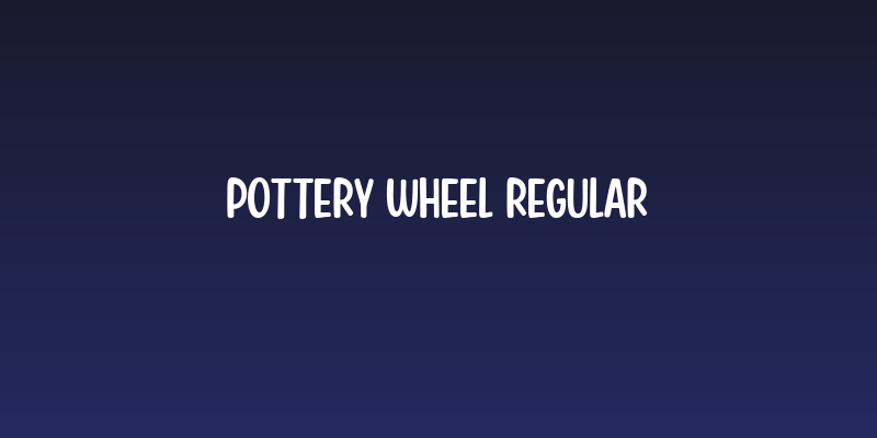Pottery Wheel Regular Social Header