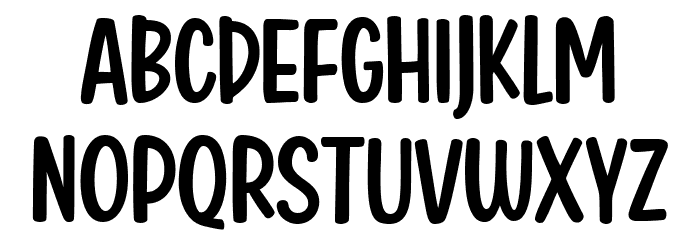 Pottery Wheel Regular Font LOWERCASE