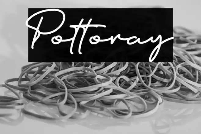 Pottoray Font examples
