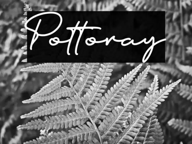 Pottoray Font examples