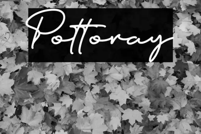 Pottoray Font examples