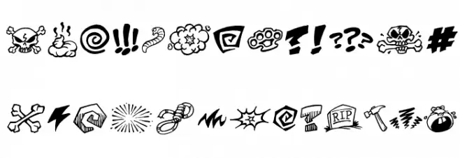 PottyMouth BB Font UPPERCASE