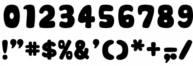 Pou フォント その他の文字
