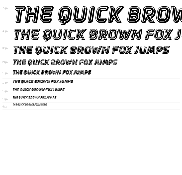 Poule Blanche Italic Waterfall