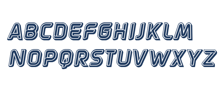 Poule Blanche Italic Lowercase