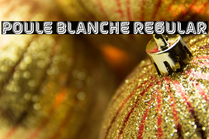 Poule Blanche Regular Example 1