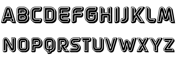 Poule Blanche Regular Font LOWERCASE