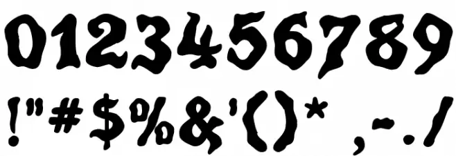 Poultrygeist Font OTHER CHARS