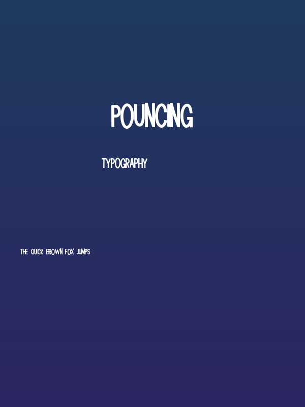 Pouncing Poster