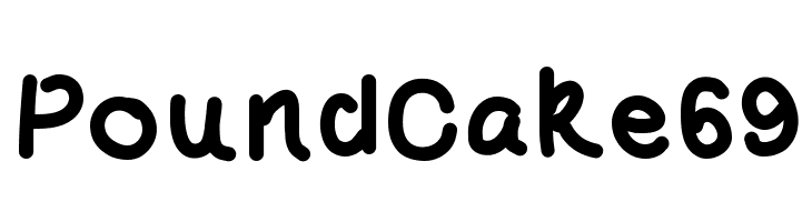PoundCake69 Font